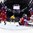 BUFFALO, NEW YORK - DECEMBER 31: Sweden's Timothy Liljegren #7 (not shown) scores a first period goal against Russia's Vladislav Sukhachyov #30 while Dmitri Sokolov #7, Linus Lindstrom #16 and Nikolai Knyzhov #22 look on during preliminary round action at the 2018 IIHF World Junior Championship. (Photo by Matt Zambonin/HHOF-IIHF Images)

